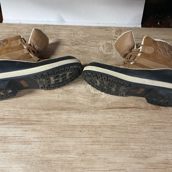 Totes Womens WInter Lace Up Boots: Quilted, Cold Weather, Snow: Size 9 Medium - Picture 3 of 6